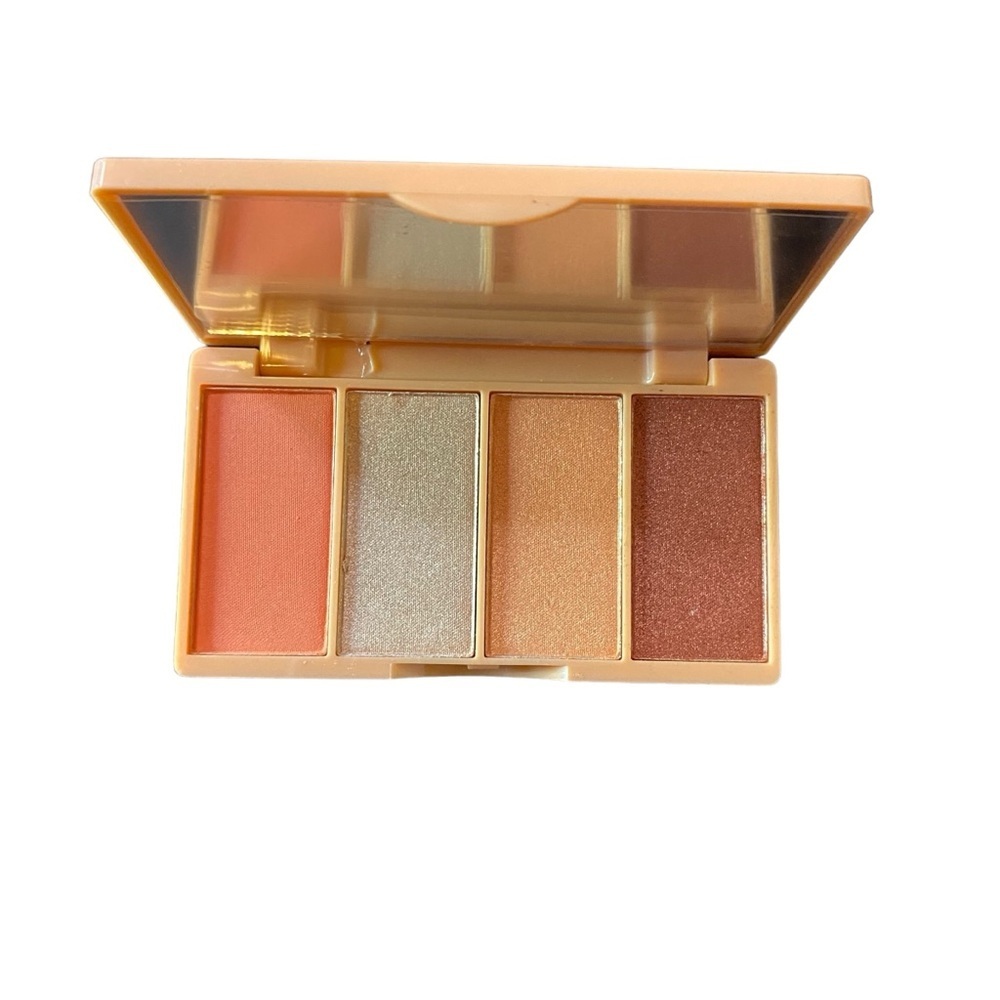 NEW Bellapierre Peach Blossom Eyeshadow Palette 4 Shades Full Size NT WT 7.2g